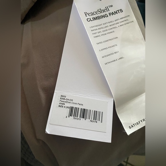 Satisfy - Men’s Peace Shell Climbing Pants - Col: Falcon Size:0(Xs. - Picture 6 of 10